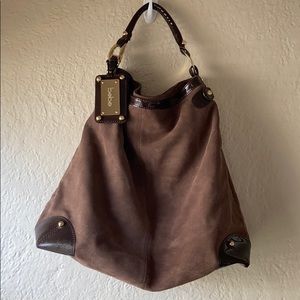 Bebe suede handbag
